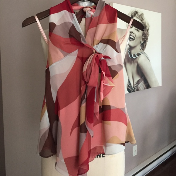 BCBG MaxAzria Halter Top Blouse - Picture 1 of 1